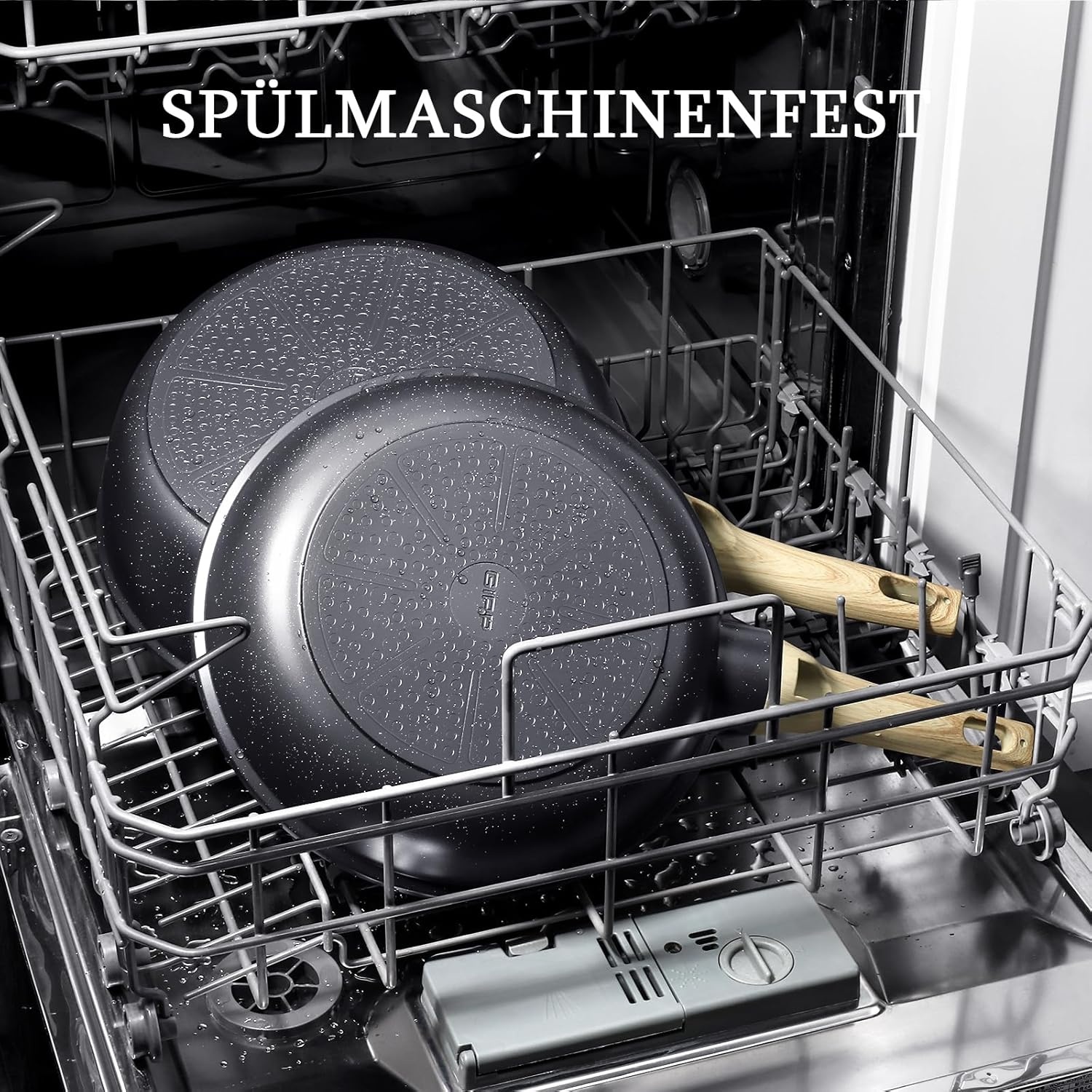 image:imageGiPP Ceramic NonStick Frying Pan 202428cm Healthy NonToxic Pan Induction Safe PFAS amp PFOA Free Dishwasher Safe with Cool Handle