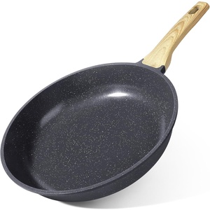 image:imageGiPP Ceramic Nonstick Frying Pan with Lid  12 Healthy NonToxic Non Stick Skillet Omelette Pans Induction Compatible Chef Pan PFAS amp PFOAFree Dishwasher Safe Stay Cool HandlesGray